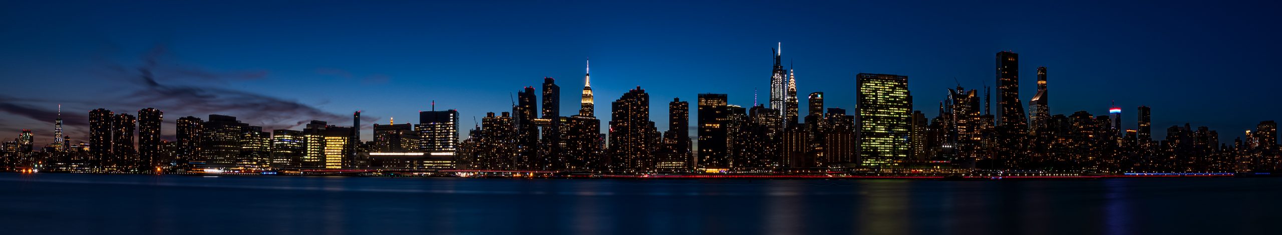 NYCSkyline NYC skyline at twilight panoramic